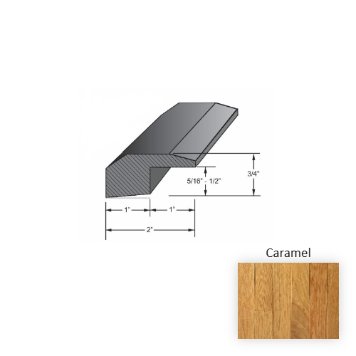 Hillshire Wood Caramel Hardwood Moulding / Trim Aluminum Oxide 1