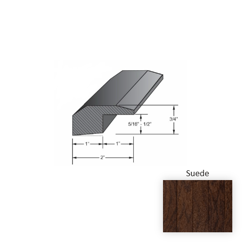 Hillshire Wood Suede Hardwood Moulding / Trim Aluminum Oxide 1