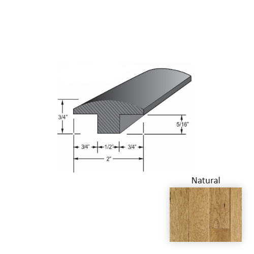 Hillshire Wood Natural Hardwood Moulding / Trim Aluminum Oxide 1