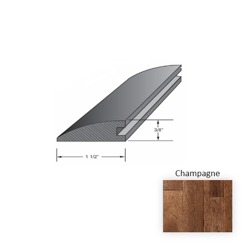 Lincolnshire Wood Champagne Hardwood Moulding / Trim Aluminum Oxide 1