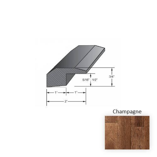 Lincolnshire Wood Champagne Hardwood Moulding / Trim Aluminum Oxide 1