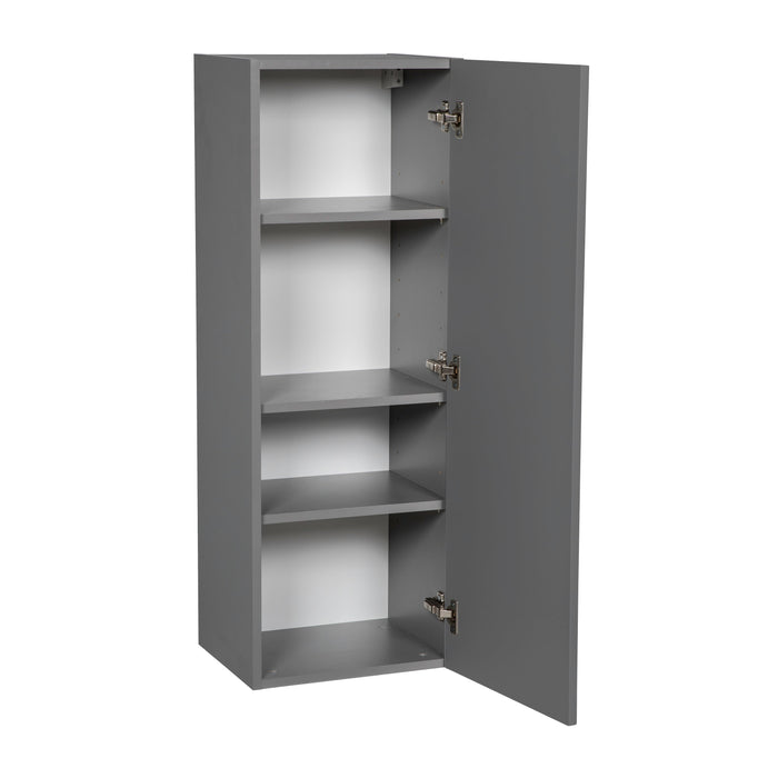 Wallkitchens Wood Grey Glossy Wall Cabinet Grey Glossy 2
