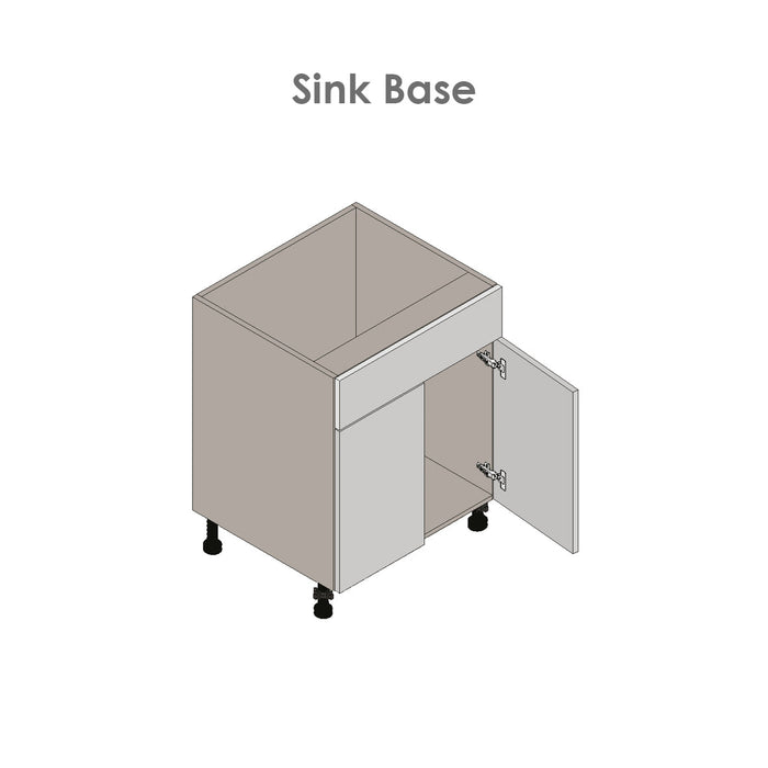 Wallkitchens Wood Black Matte Base Cabinet Black Matte 4