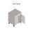 Wallkitchens Wood Grey Glossy Base Cabinet Grey Glossy 4