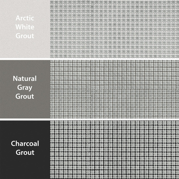 Fioretti Porcelain Glossy Grey Mosaic Glossy 4