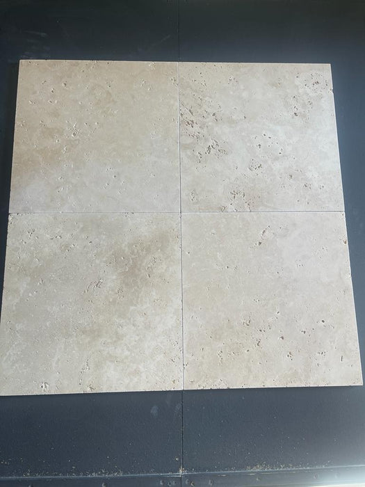 Alabastrino Tumbled Travertine Tile - 18" x 18"
