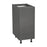 Wallkitchens Wood Grey Glossy Base Cabinet Grey Glossy 1