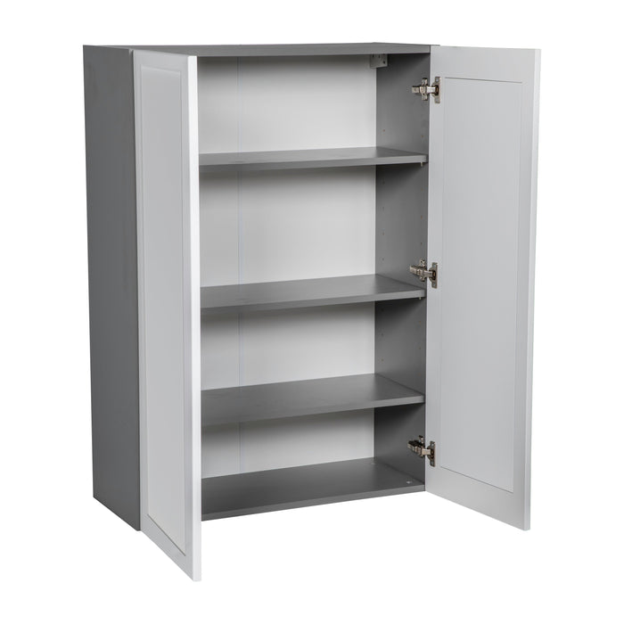 Wallkitchens Wood White Matte Wall Cabinet White Matte 2