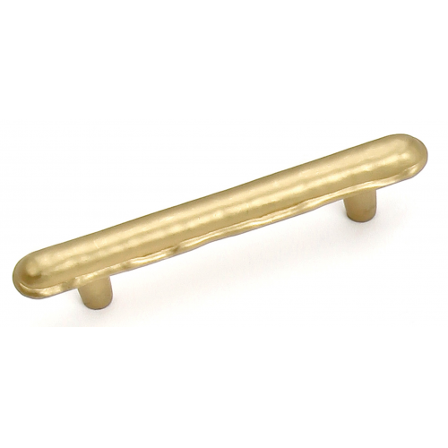Merlot Zinc Alloy Cabinet Pull Satin Brass 1