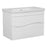 Wave Wood White Glossy Bathroom Vanity White Glossy 1