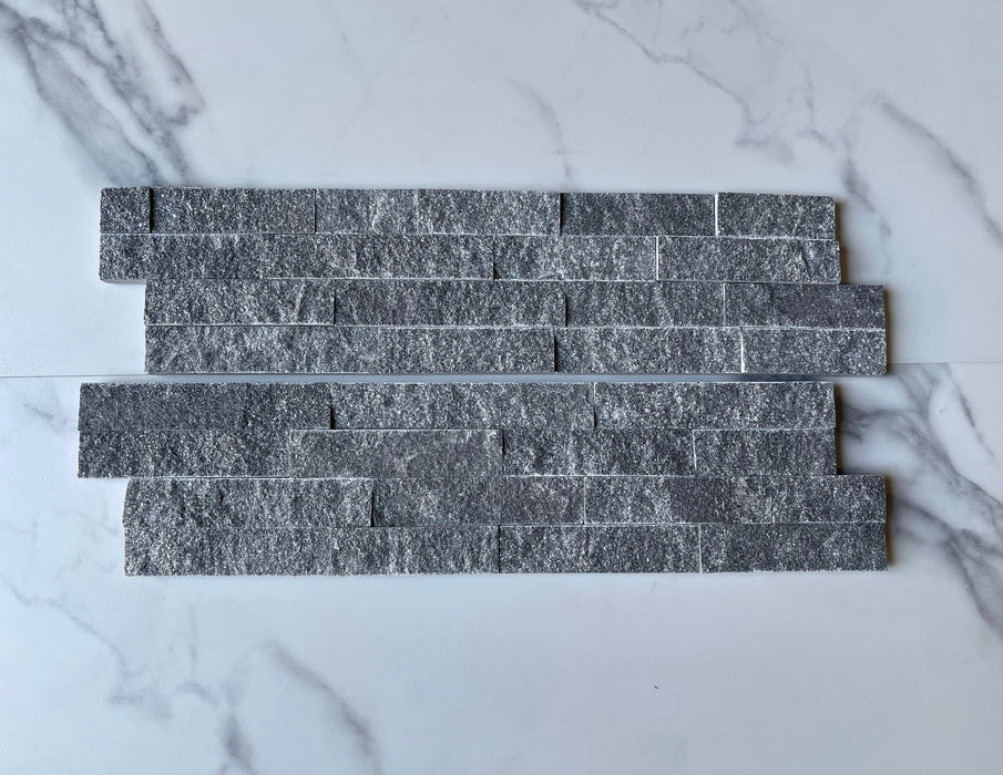 Blue Stone  Split Face Marble Ledger Panel - 6" x 24" x 3/4" 2