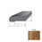 Newtown Plank Wood Saddle Hardwood Moulding / Trim Smooth 1