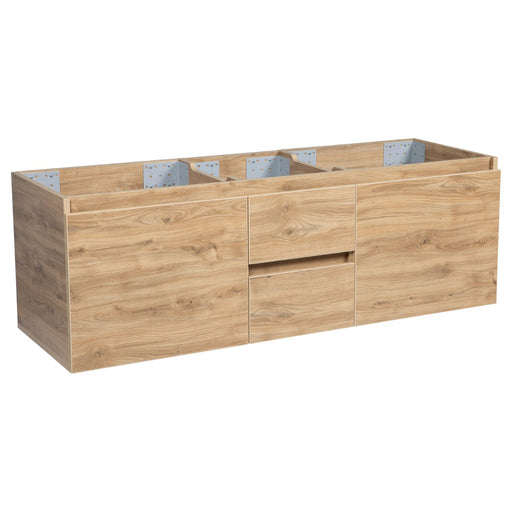 Niagara Wood Natural Teak Matte Bathroom Vanity Natural Teak Matte 1