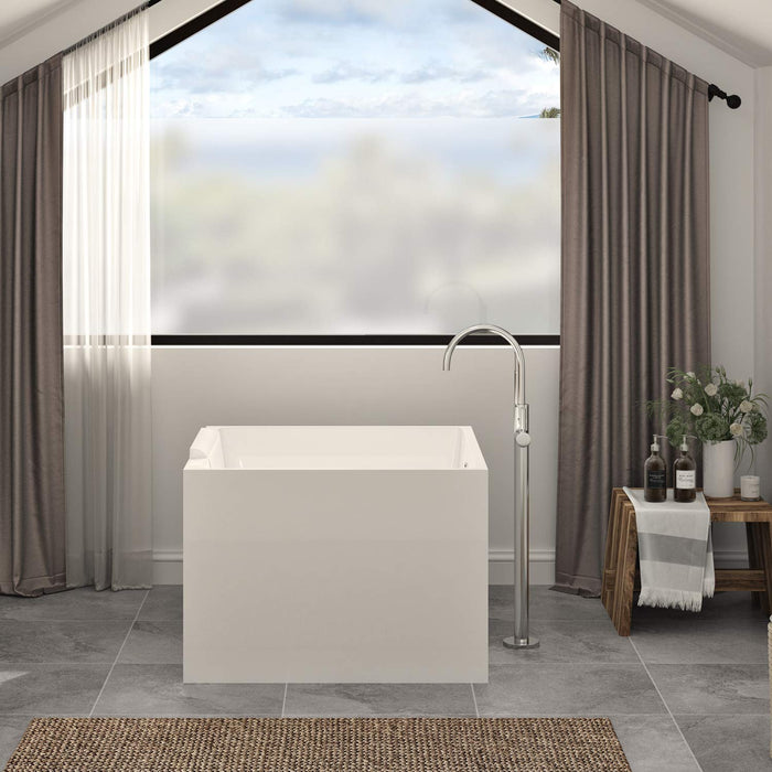 White Acrylic Bathtub