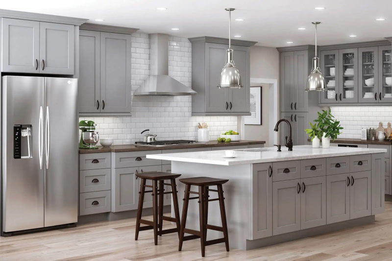 Mallorca Dolphin Gray Wood Base Cabinet 5