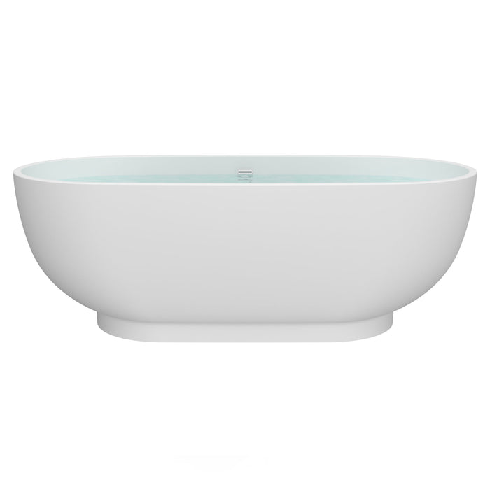 White Acrylic Bathtub