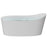 White Acrylic Bathtub