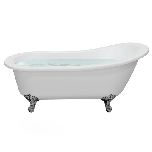 White Acrylic Bathtub