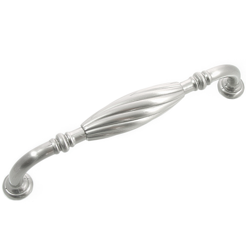 French Twist Zinc Alloy Cabinet Pull Brushed Satin Nickel 2
