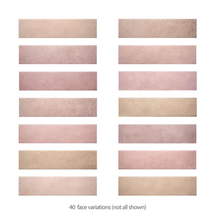 Heritage Porcelain Rose Tile Mixed 4