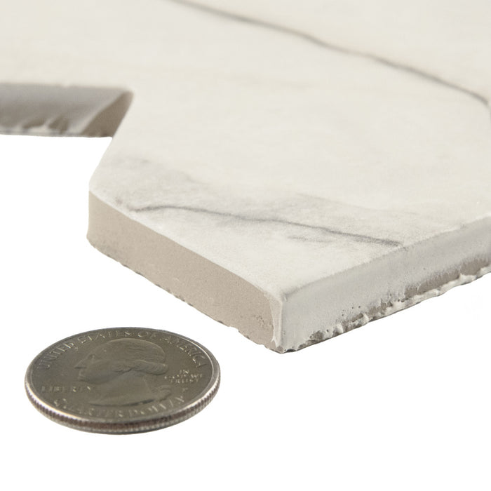 Istanbul Porcelain Templar Shield Day with Night Cross Tile Mixed 10