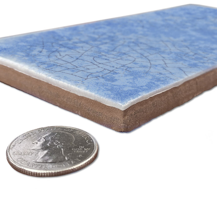 Myst Ceramic Blue Lava Tile Glossy 11
