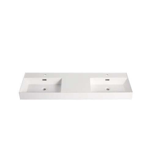 Resin Glossy White Bathroom Sink Glossy White 2