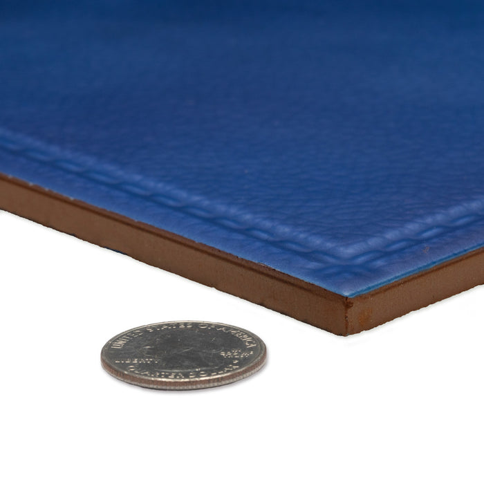 Saddle Ceramic Denim Tile Satin 9