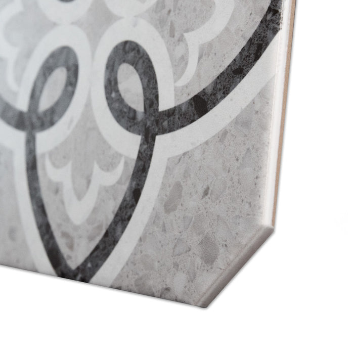 Riviera Porcelain Octagon Garde Gris Tile Matte 10