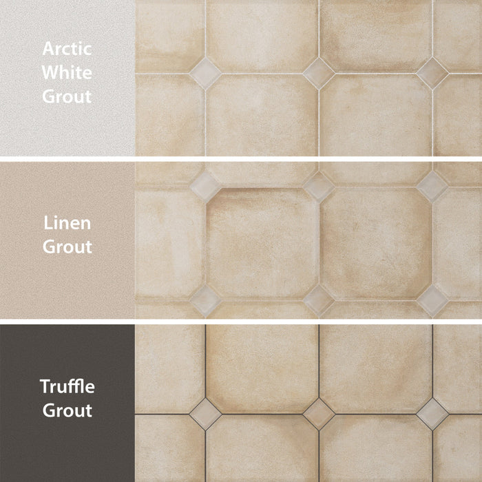 Laverton Porcelain Octagon Beige with Taco Arena Tile Matte 5