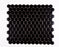 1x1 Black Hexagon Porcelain Mosaic Black Tile Matte 1
