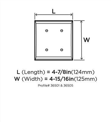Candler Zinc Black Bronze Wall Plate 2