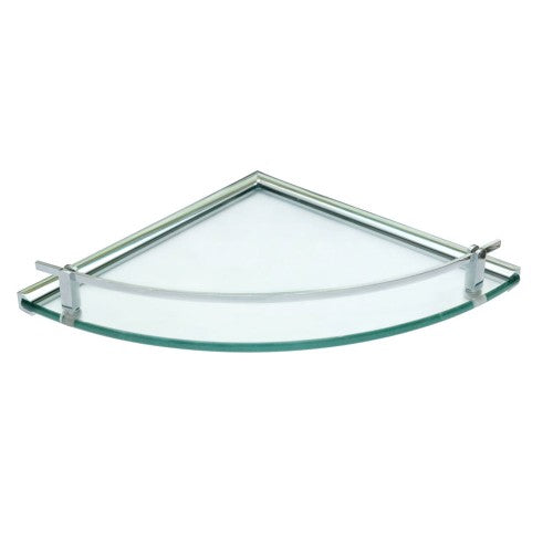 Chrome Glass Bathroom Shelf 1