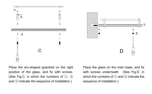 Chrome Glass Bathroom Shelf 9