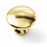 Classic Traditions Zinc Alloy Cabinet Knob Polished Brass 1