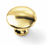 Classic Traditions Zinc Alloy Cabinet Knob Polished Brass 3