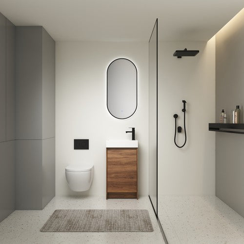 Plywood Brown Bathroom Vanity Brown 1