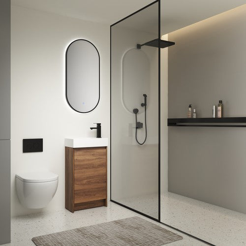 Plywood Brown Bathroom Vanity Brown 2