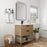 Plywood Imitative Oak Bathroom Vanity Imitative Oak 1