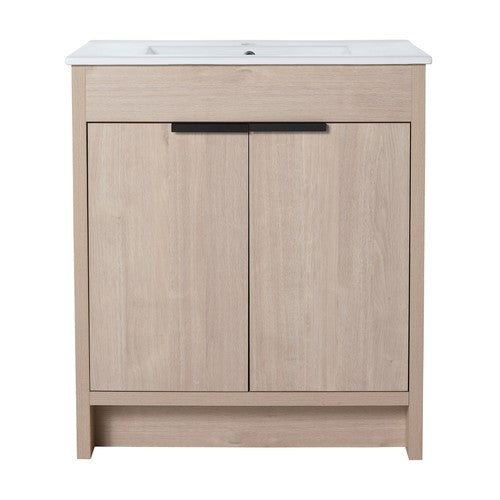 Plywood Oak Bathroom Vanity Oak 1
