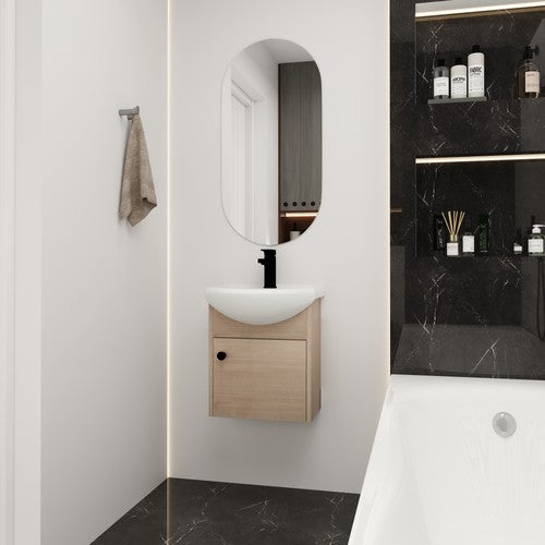 Plywood Oak Bathroom Vanity Oak 2