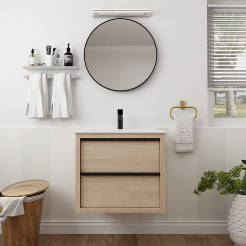 Plywood Light Oak Bathroom Vanity Light Oak 1
