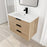 Plywood Imitative Oak Bathroom Vanity Imitative Oak 2