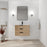 Plywood Imitative Oak Bathroom Vanity Imitative Oak 1