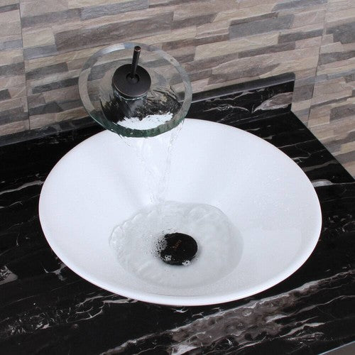 Ceramic Glossy White Bathroom Sink Glossy White 2