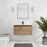 Plywood Imitative Oak Bathroom Mirror Imitative Oak 1