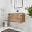 Plywood Imitative Oak Bathroom Mirror Imitative Oak 2