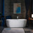 Acrylic White Bathtub Chrome 1
