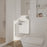 Plywood Glossy White Bathroom Vanity Glossy White 1