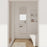 Plywood Glossy White Bathroom Vanity Glossy White 2